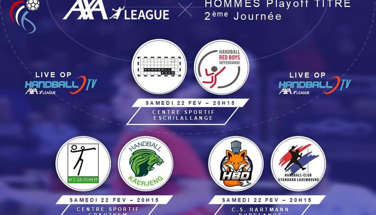 Dëse Weekend : 2. Spilldag an der AXA League Titel Playoff Männer