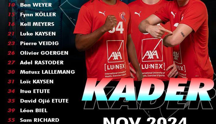 De Kader fir Men's EHF EURO 2026 Qualifiers Phase 2