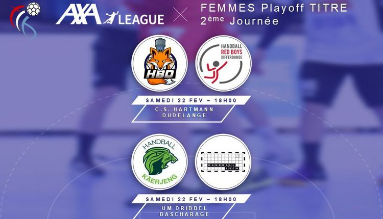 Dëse Weekend : 2. Spilldag an der AXA League Titel Playoff Fraen